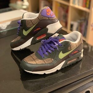 Nike AirMax 90 premium khaki army/purple